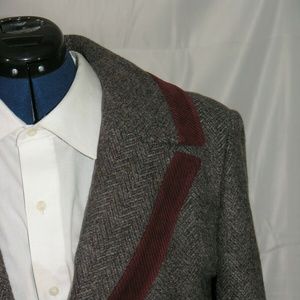 Salvatore Ferragamo Vintage Tweed Skirt Suit Sz 10